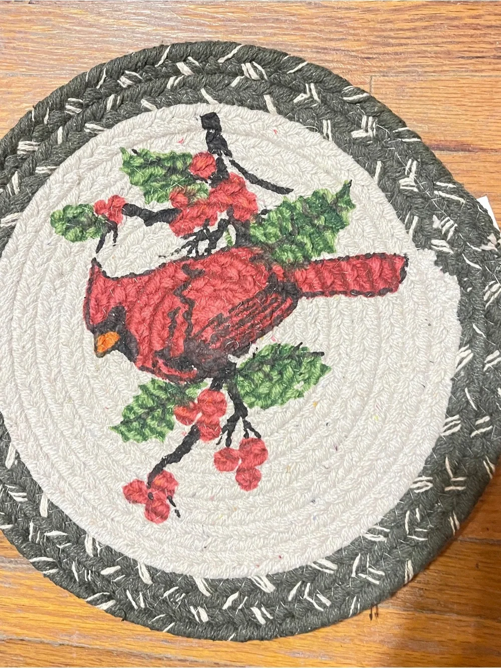 Vintage bird themed Trivets/Hot plates- Set of 4,